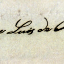 Assinatura em recibo emitido à Ordem Terceira de São Francisco em 11 de março de 1862