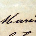 Assinatura em recibo emitido à Irmandade do  Santíssimo Sacramento e Santana em 18 de fevereiro de 1854.